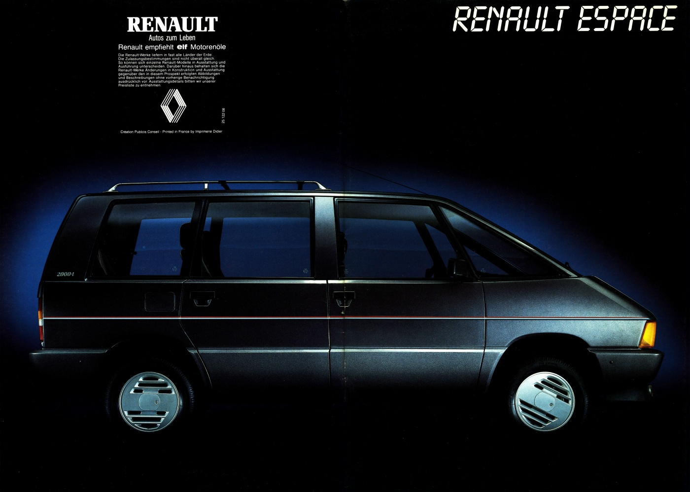 Renault Espace Ia 1985 Modell 1986 01 26